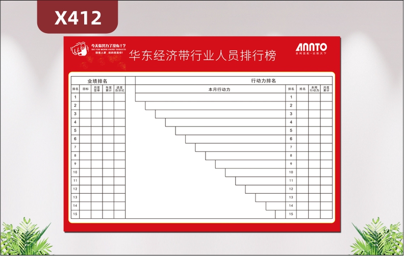 定制企業(yè)排行傍文化展板企業(yè)名稱企業(yè)LOGO業(yè)績排名行動力排名展示墻貼