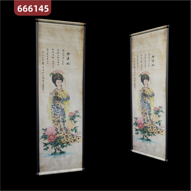 定制古代四大美人收藏品3D建模模型效果圖設計產(chǎn)品360度720度旋轉(zhuǎn)VR全景展示視頻設計效果圖